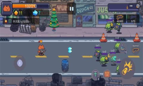 可爱猫咪大战强力僵尸1