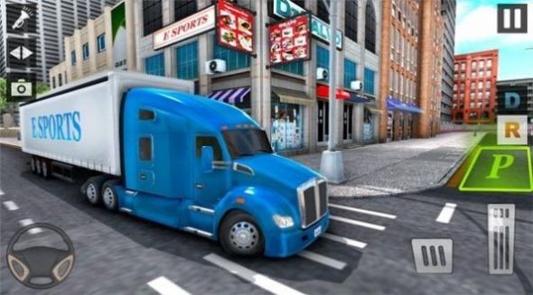 城市运输货车停车场0