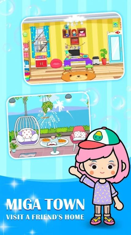 米加小镇拜访朋友的家2