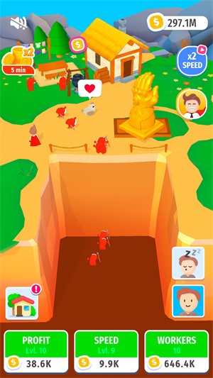 闲置挖掘机3D 闲置挖掘机3D