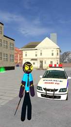 火柴人绳索英雄黑豹警官0