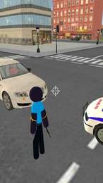 火柴人绳索英雄黑豹警官1