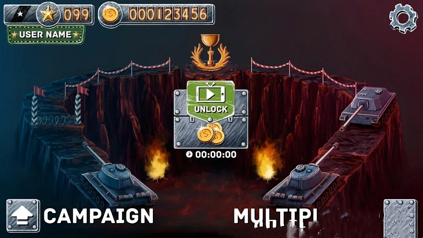 前线山丘坦克战1