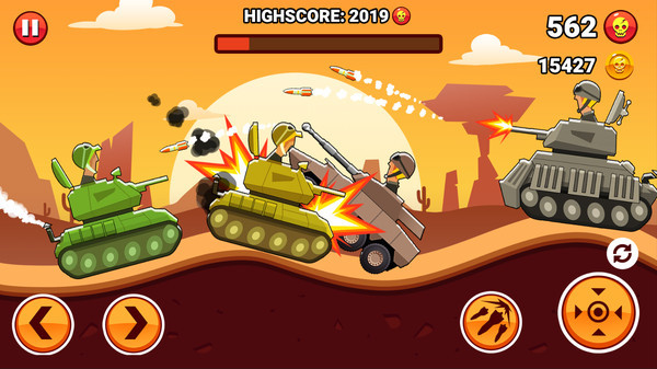 前线山丘坦克战2