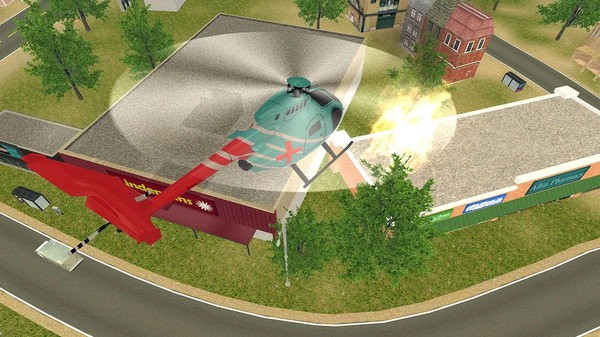 消防直升机模拟救援1