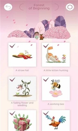 彩色像素艺术彩图1