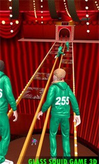 鱿鱼游戏钢化玻璃桥1