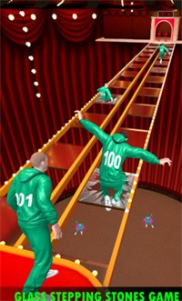 鱿鱼游戏钢化玻璃桥2