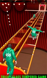 鱿鱼游戏钢化玻璃桥3