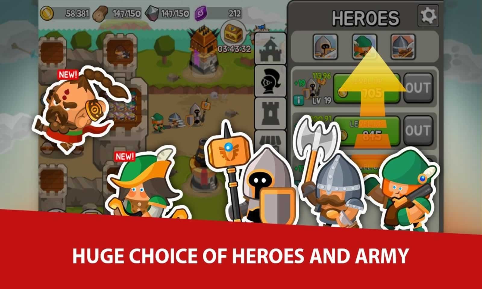 成长城堡自动塔防者3