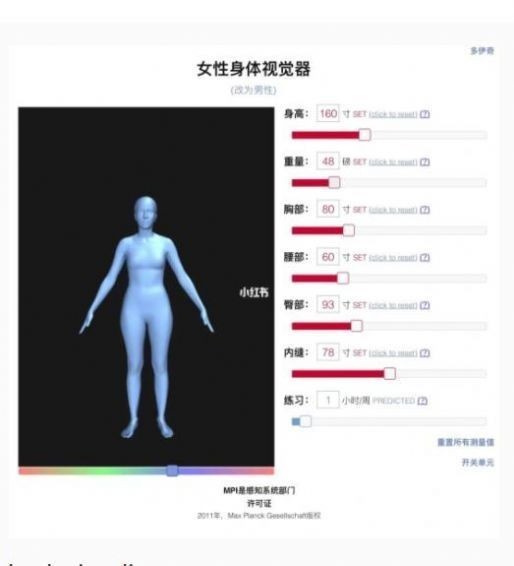 身高体重体型模拟器2
