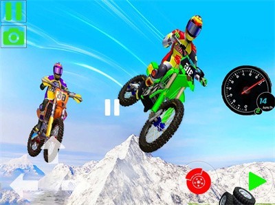 山污垢自行车赛车2