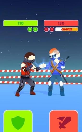 基克大师击中并阻挡3