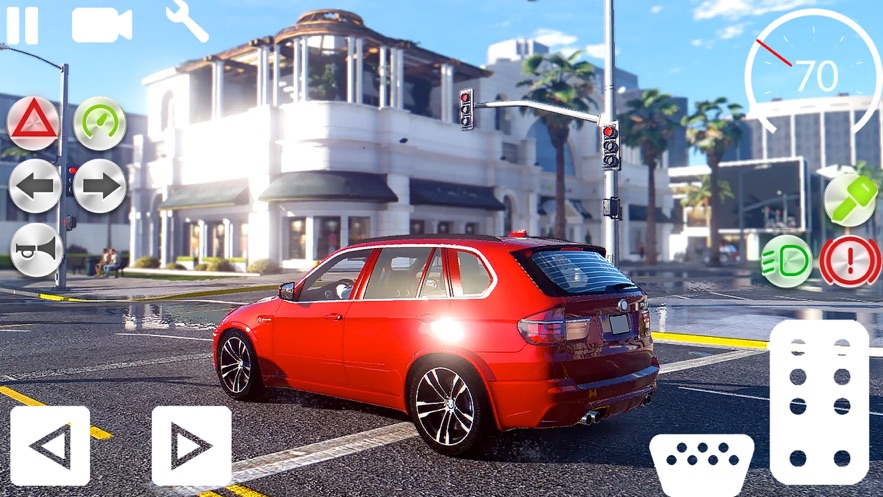 汽车游戏停车和驾驶