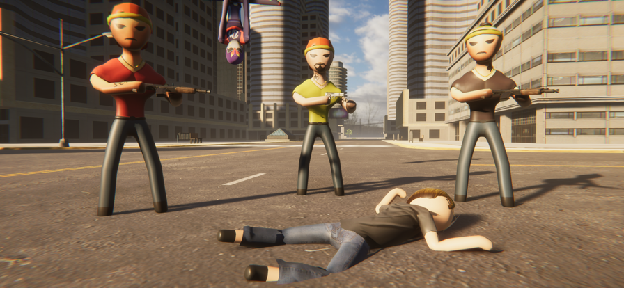 飞行超级英雄犯罪城3D游戏