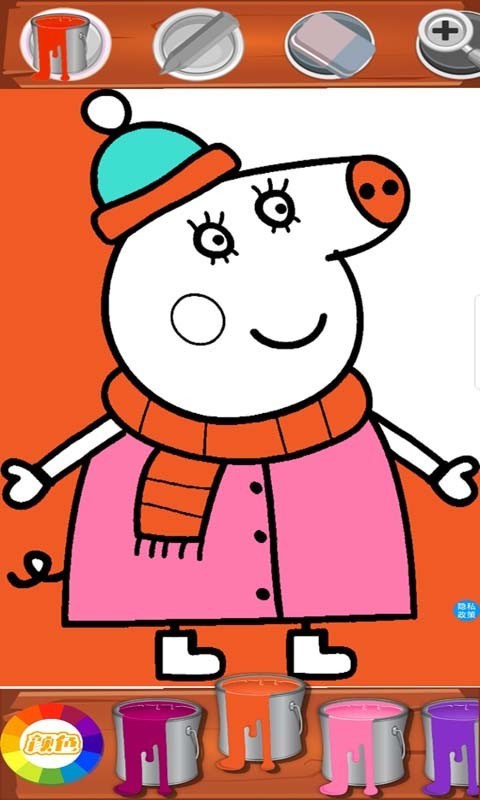 小猪佩奇涂鸦画本0