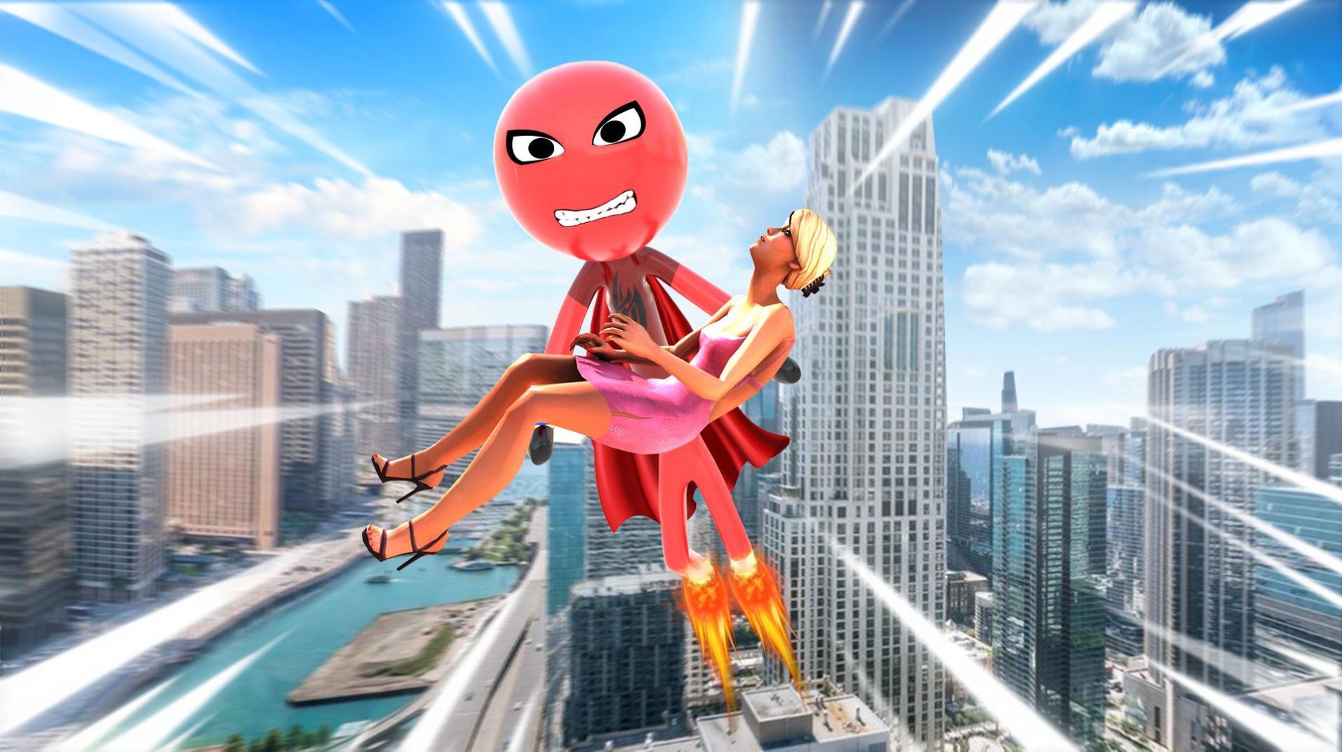 火柴人飞行战士3