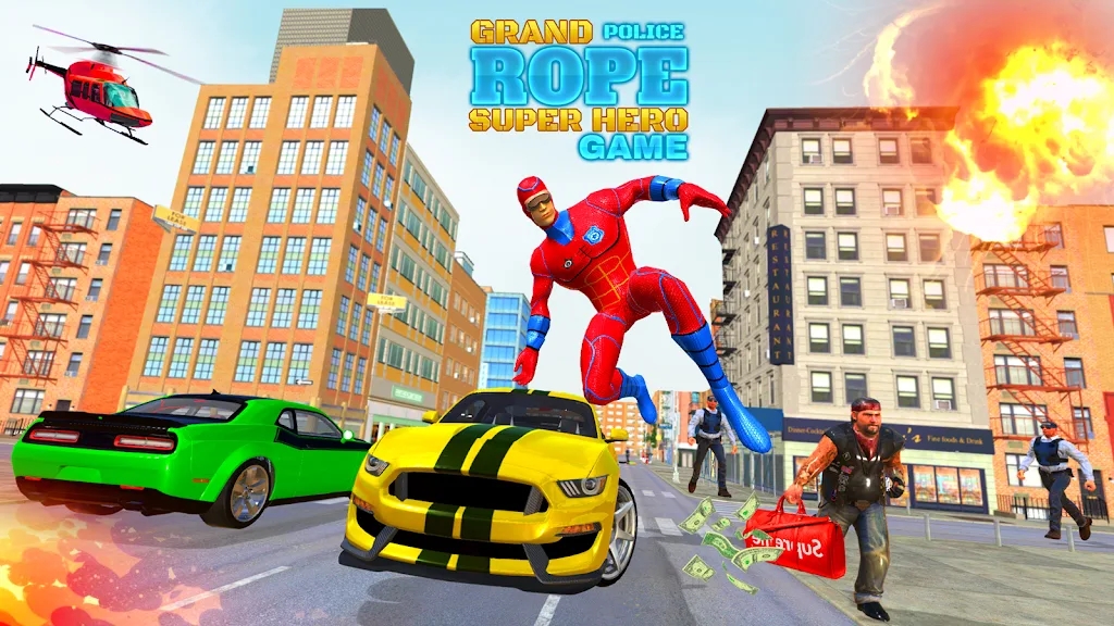 警察绳索英雄营救1