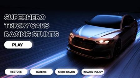 超级英雄棘手的汽车特技0