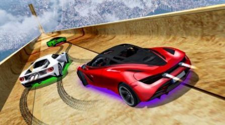 超级汽车特技巨型坡道0