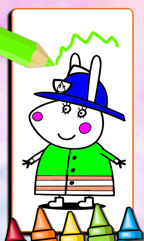 宝宝佩奇涂色书3