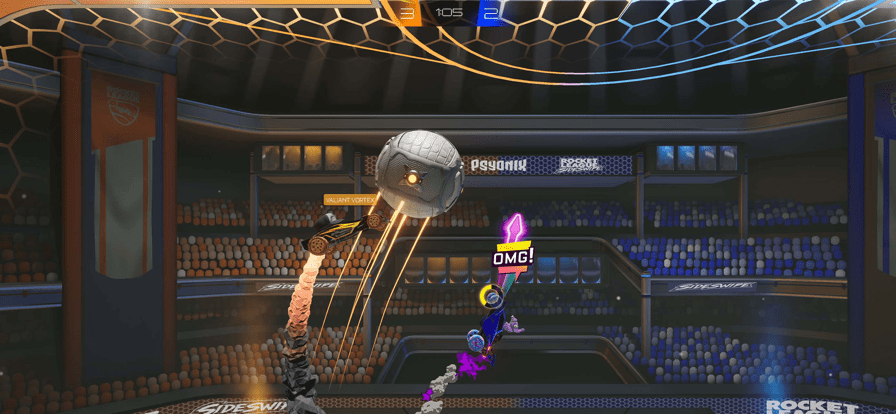 火箭联盟侧边撞击1