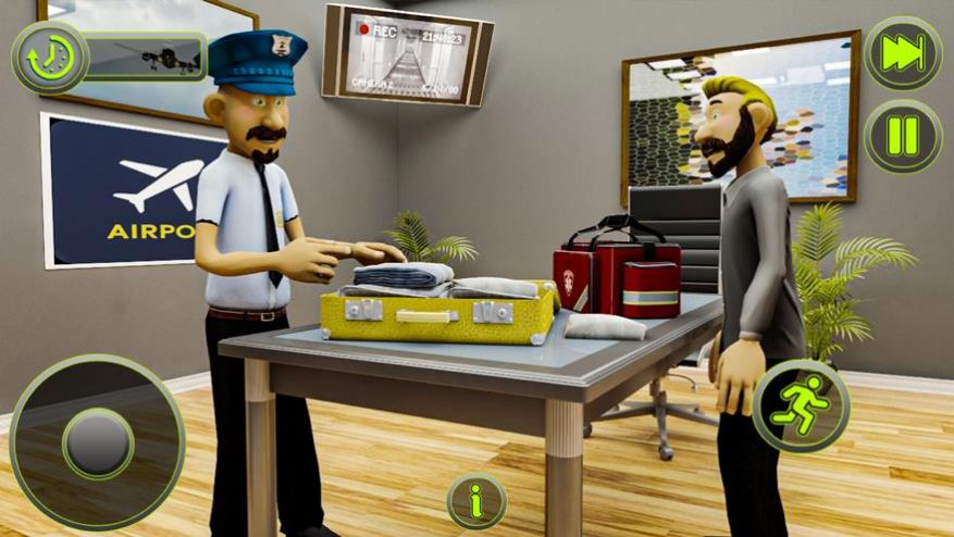 安全机场警察巡逻1