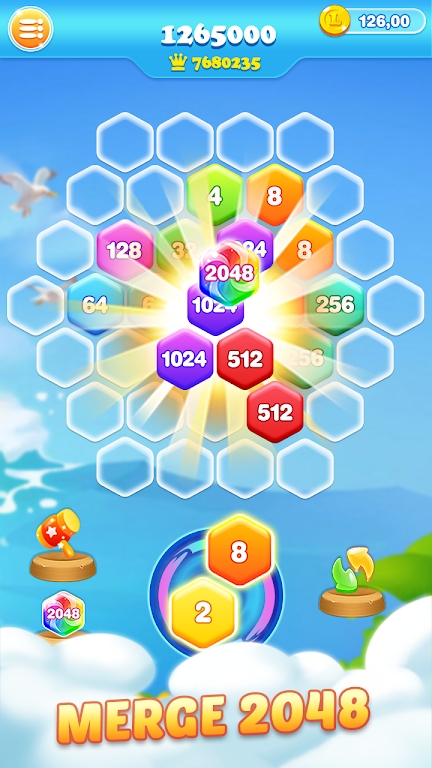 2048六边形粉碎3
