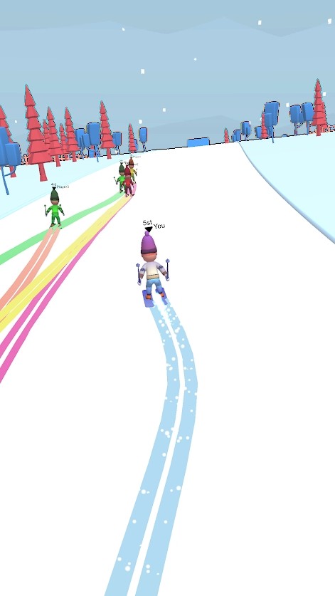 Skier hill3d3