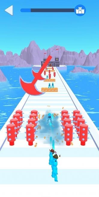 Skier hill3d