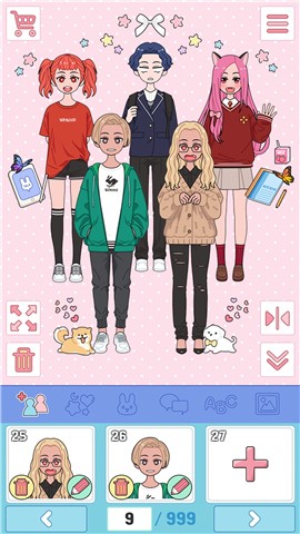 我的涂画世界少女换装3