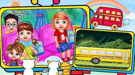 3D模拟校园巴士0