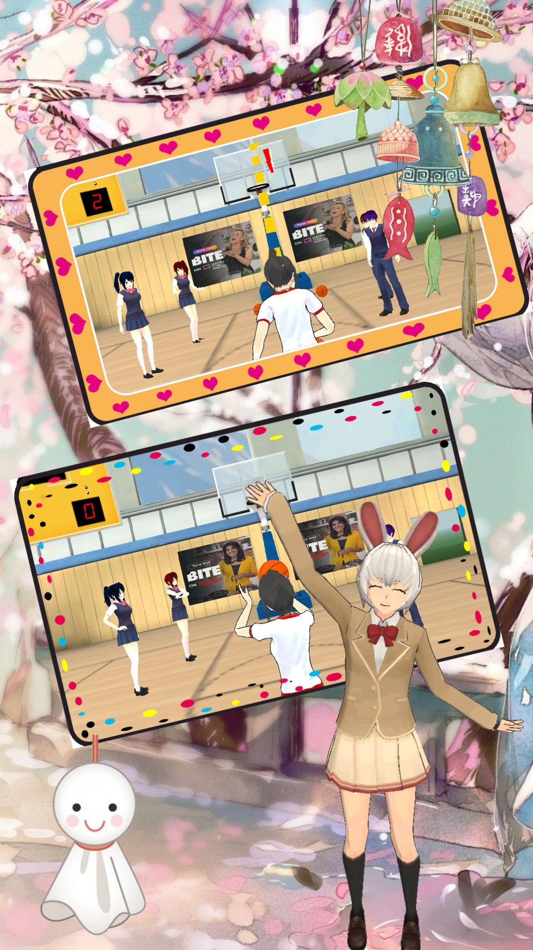 樱花校园百变少女1