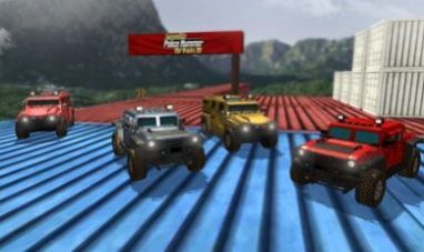 不可能的警车悍马挑战0