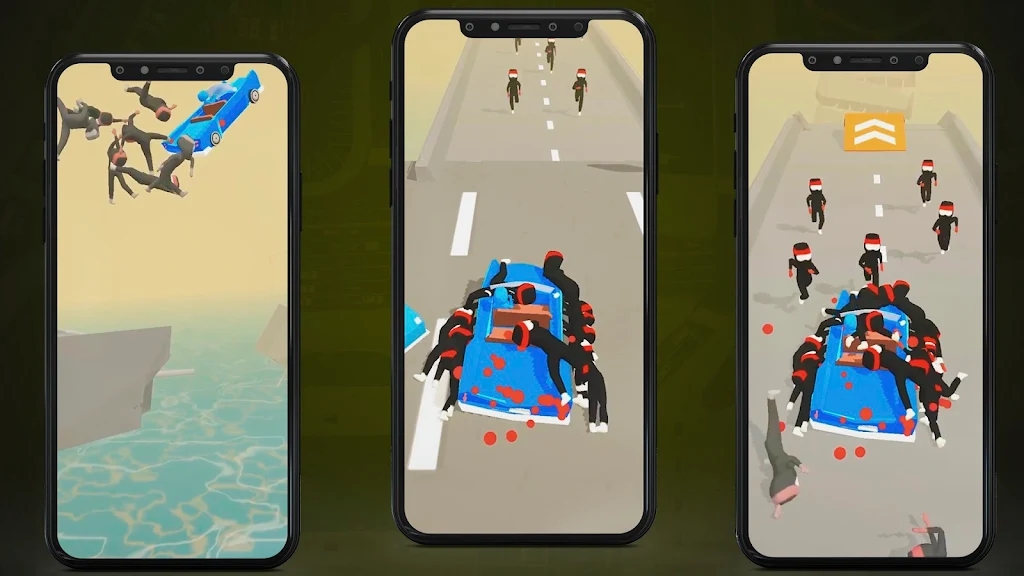 汽车人群大冲刺3