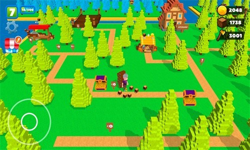 岛屿工艺块世界建造0