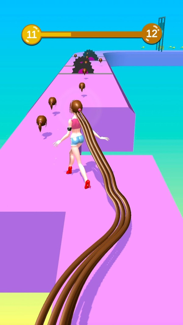 动漫女孩跑步4