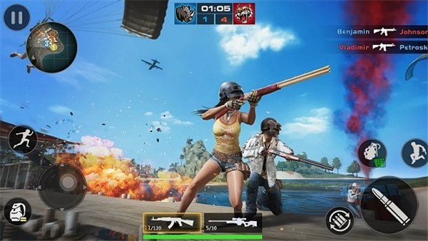 模拟真实吃鸡对决0