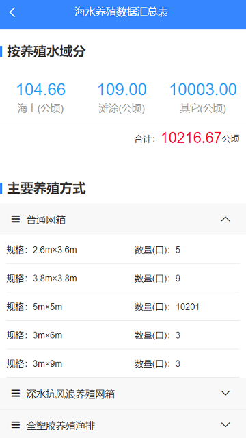 水产养殖普查系统1
