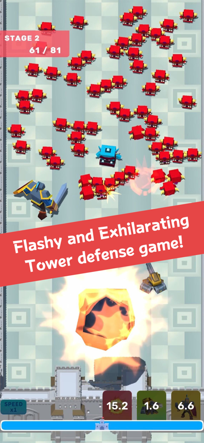 防御崩溃的塔防0