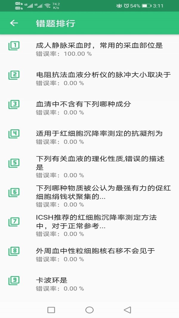 临床医学检验技术师丰题库4