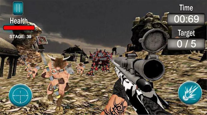 狙击手怪物巨人射击1