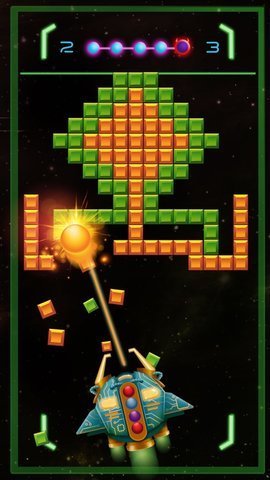 星际飞船射击泡泡弹1