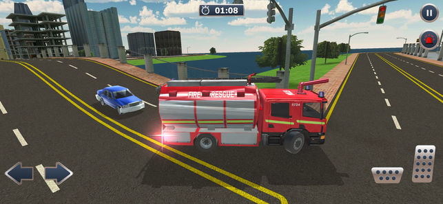 消防队员救主面包车英雄4