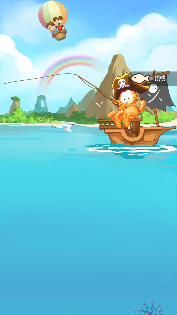 加菲猫钓鱼大师3