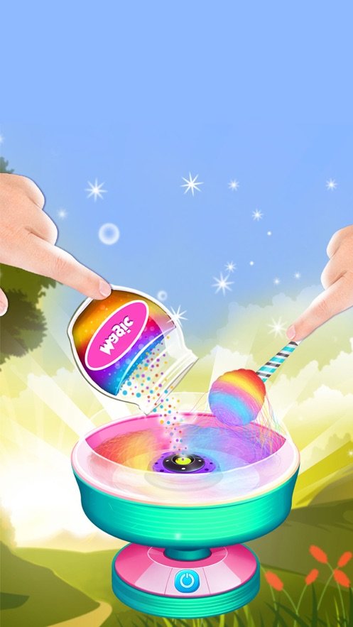 棉花糖甜品店甜点制作1