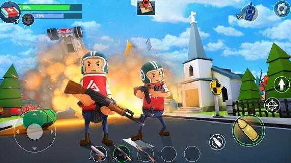 香肠跳伞吃鸡派对1