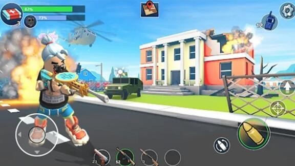 香肠跳伞吃鸡派对2