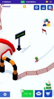 滑雪场闲置的雪地大亨1