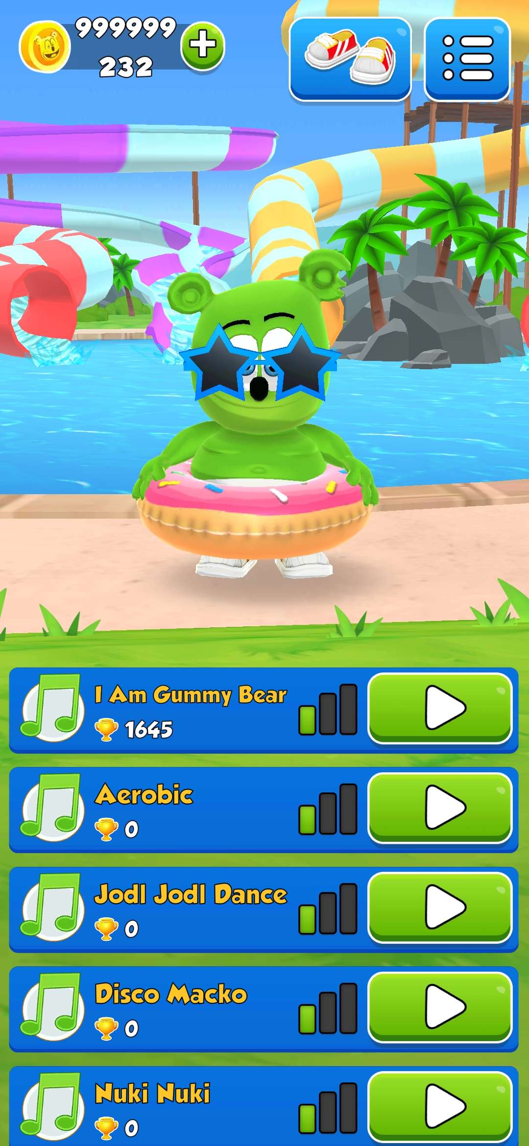 水上公园树胶熊0